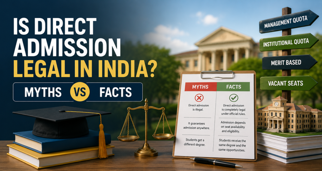 Is Direct Admission Legal in India? Myths vs Facts